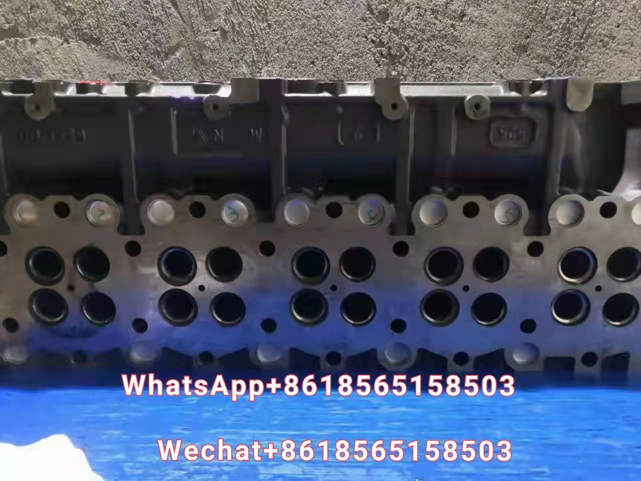 German MANN MC13 heavy cylinder head assembly