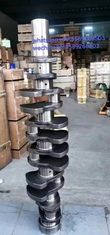 Excavator Steel Engine Crankshaft 612630020038 WP12 Generator Crankshafts Apply To Weichai Excavation accessories
