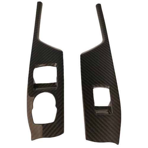 SAPart Automotive Interior Trim Carbon Fiber Window Switch Overlay