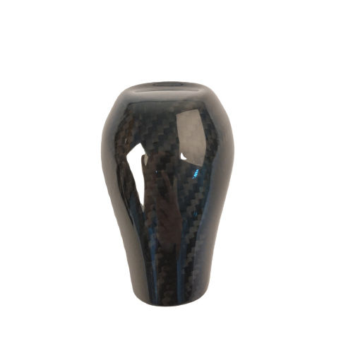 SAPart Automotive Interior Trim Carbon Fiber Shift Knob Cover -Automatic