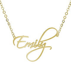 High Quality Stainless Steel Gold Custom Name Necklace for Women