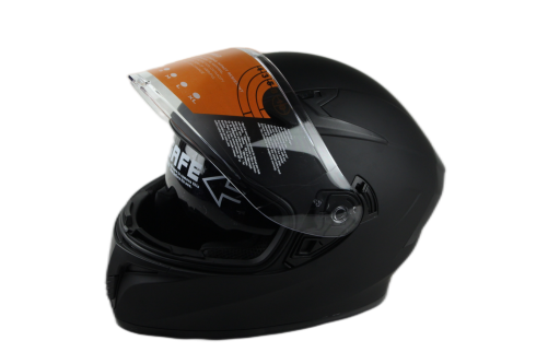 Dot approved full face helmet in double visor