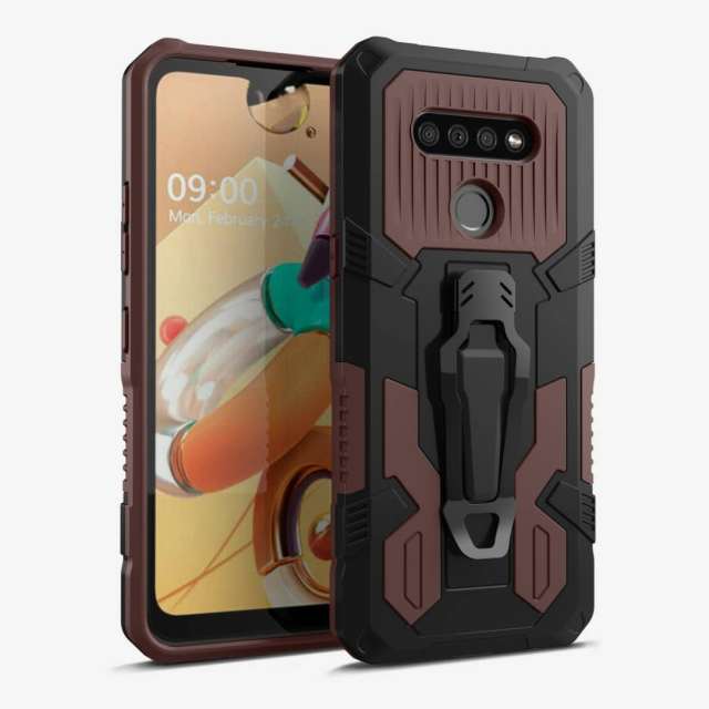 Kickstand Armor Dropproof PC TPU Hybrid Case with Magnetic Metal Sheet for iPhone XS/X 5.8-inch - Black
