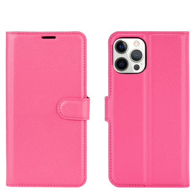 Lychee Grain Wallet Leather Phone Case for Huawei P10 Plus - Black