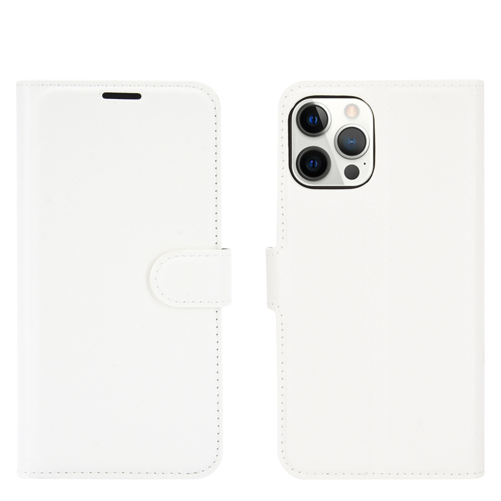 Lychee Grain Wallet Leather Phone Case for Huawei P10 Plus - Black
