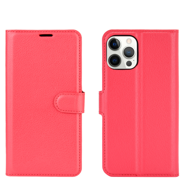Lychee Grain Wallet Leather Phone Case for Huawei P10 Plus - Black