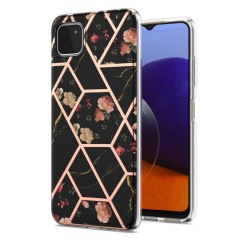 IMD IML Marble Flower Pattern Anti-Drop TPU Phone Case for Samsung Galaxy S20FE- Crown