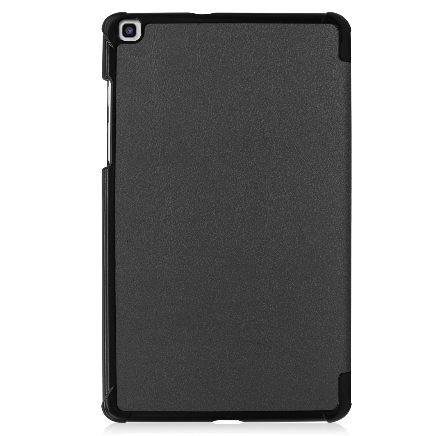 Tri-fold Stand PU Leather Flip Case for Samsung Galaxy Tab A7 Lite 8.7 inch 2021 SM-T220/T225- Black