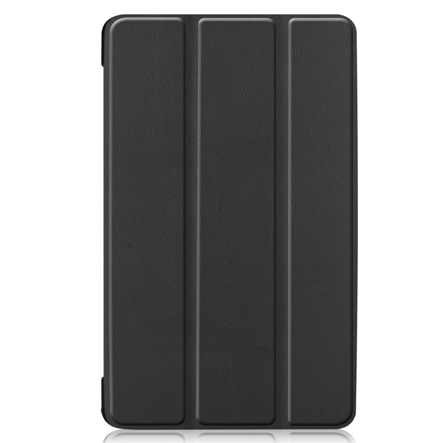 Tri-fold Stand PU Leather Flip Case for Samsung Galaxy Tab A7 Lite 8.7 inch 2021 SM-T220/T225- Black