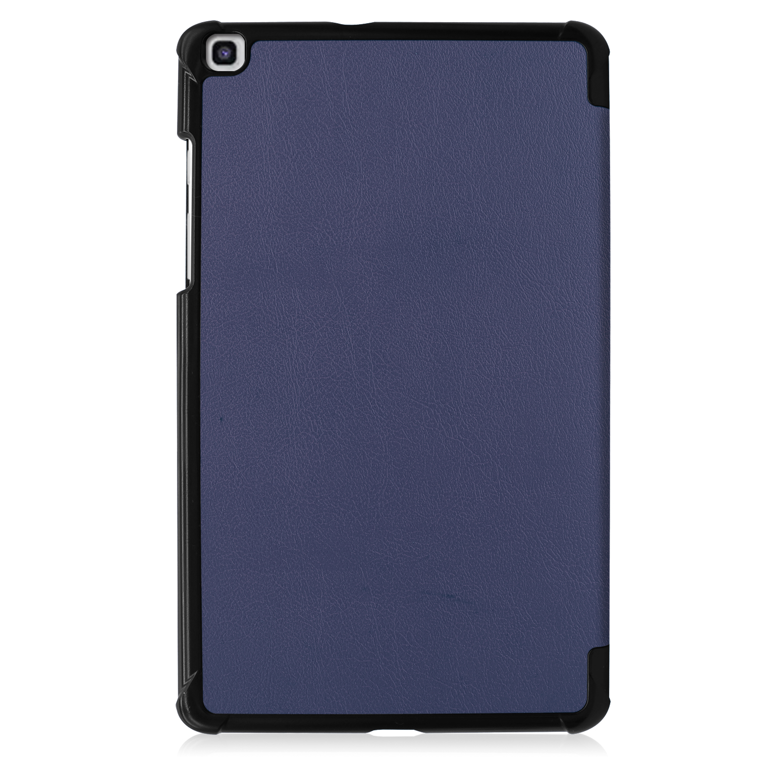 Tri-fold Stand PU Leather Flip Case for Samsung Galaxy Tab A7 Lite 8.7 inch 2021 SM-T220/T225- Black