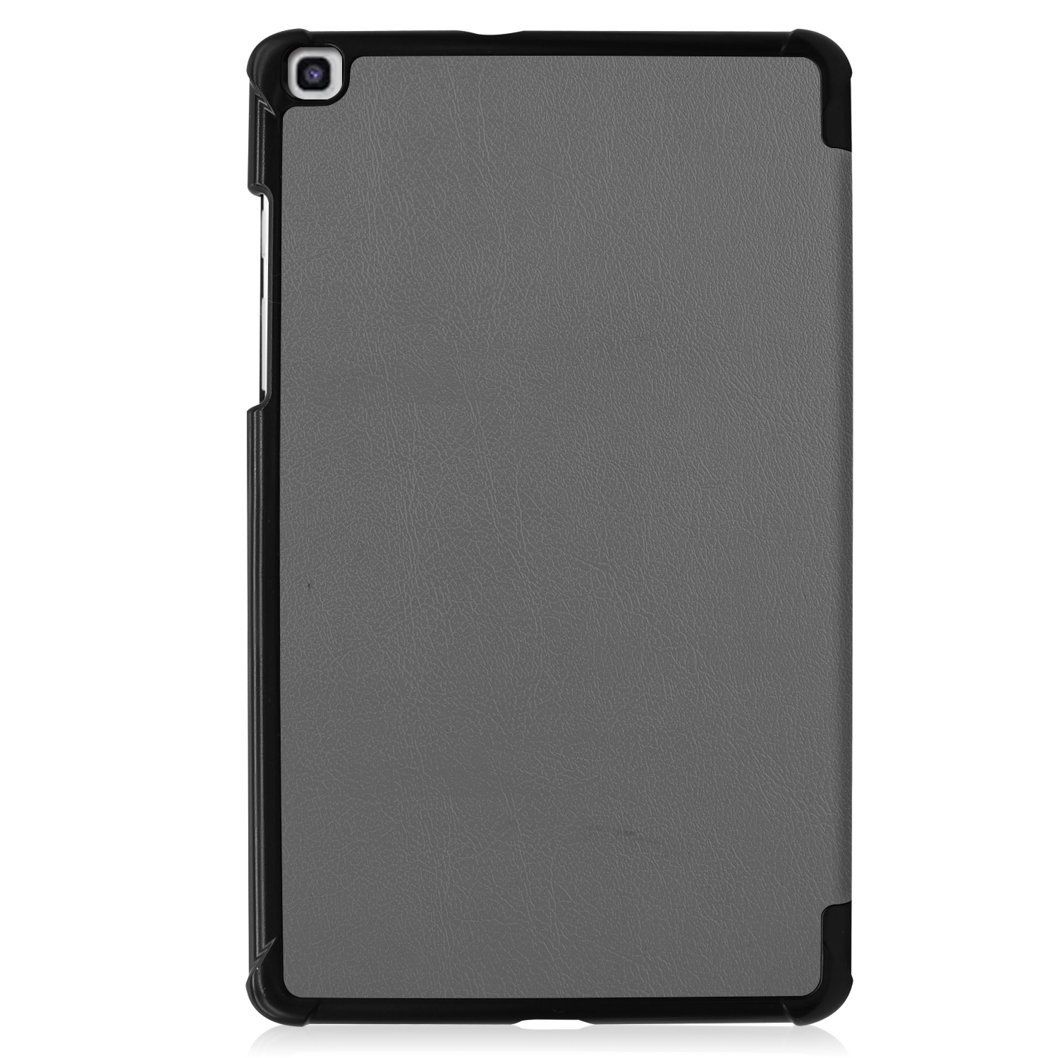 Tri-fold Stand PU Leather Flip Case for Samsung Galaxy Tab A7 Lite 8.7 inch 2021 SM-T220/T225- Black