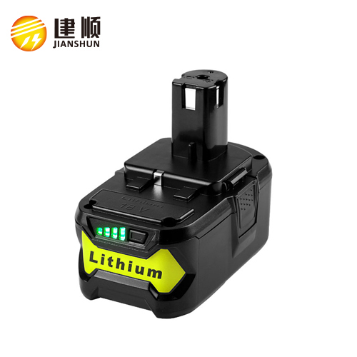 Li-ion 4.0Ah Replacement Battery for Ryobi 18V Drill Rechargeable Power Tool Battery BPL-1815 BPL-1820G