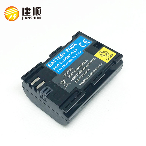 1800mAh rechargeable battery for can eos Digital Camera Battery Pack LP-E6 For CAN LPE6 Batter