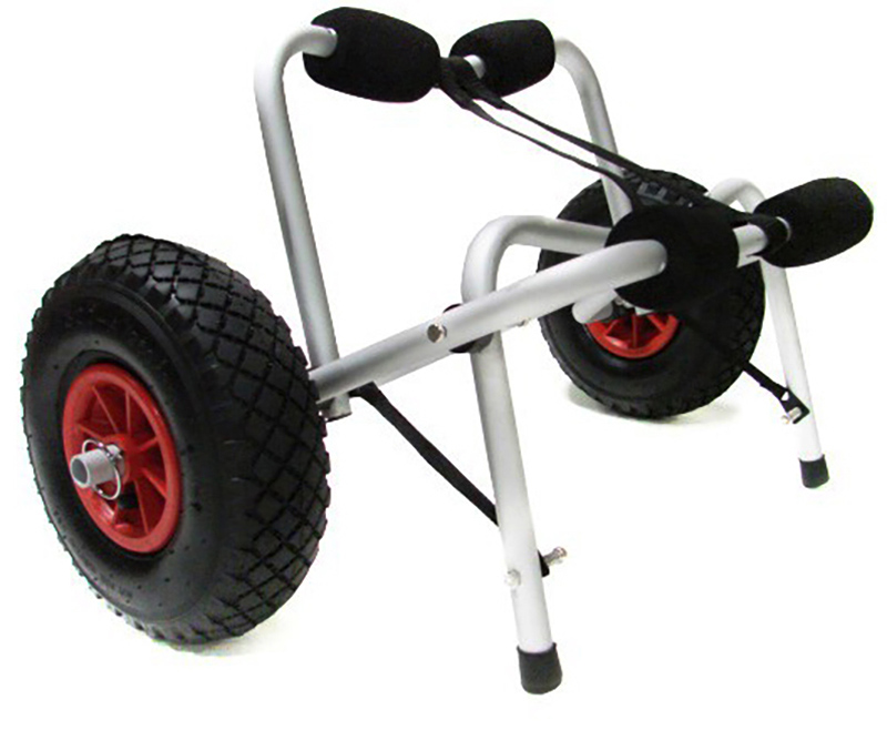 Carrito de kayak con marco de aluminio, carrito de playa plegable para barco, carrito de playa plegable para SUP, tabla de surf, canoa plegable, carrito de kayak