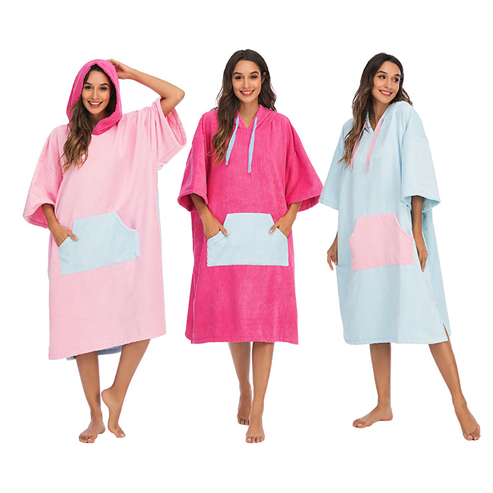 280GSM Colorful Microfiber Surf Poncho