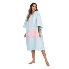 280GSM Colorful Microfiber Surf Poncho