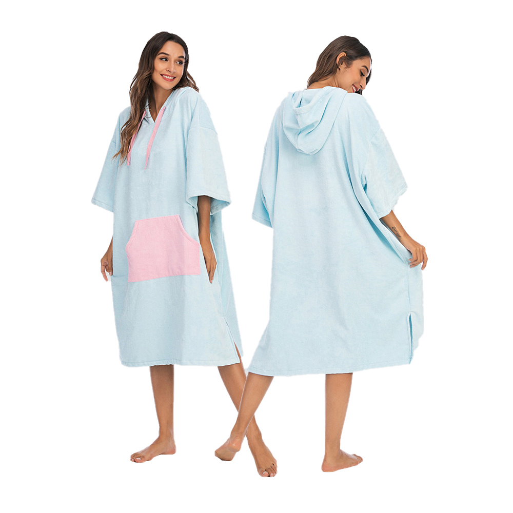 280GSM Colorful Microfiber Surf Poncho