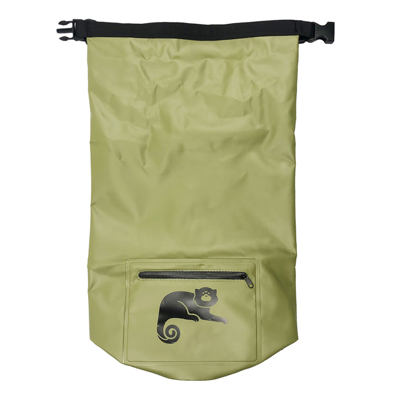 Solid Color Waterproof Dry Bag with Zipper