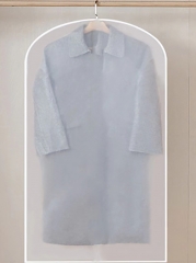 EVA garment bag, Cover dust proof bag Suit zipper Translucent Hanging Clothes storage bag