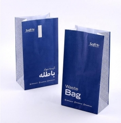 Disposable airsickness paper bags