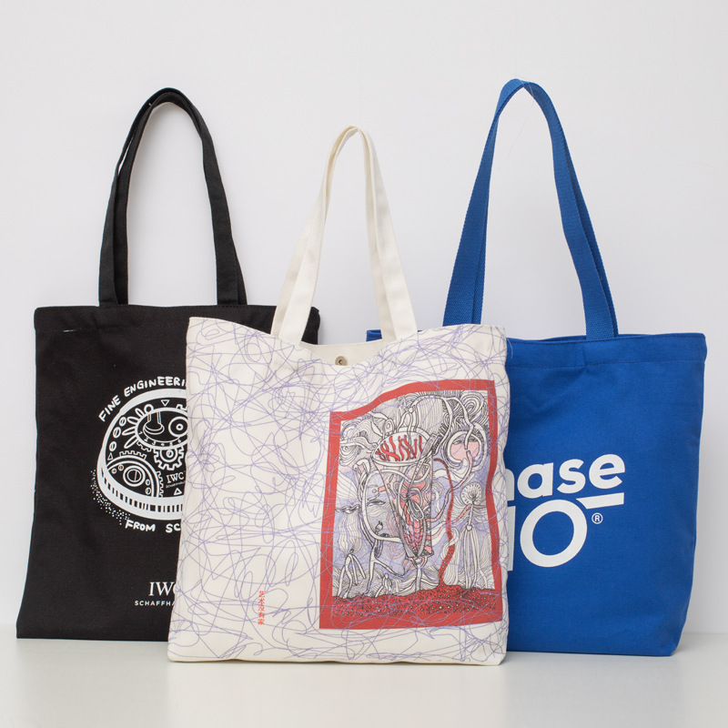 Cotton canvas shopping bag