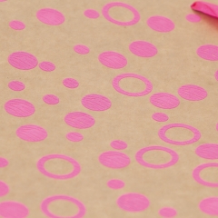 Kraft gift bag with ribbon