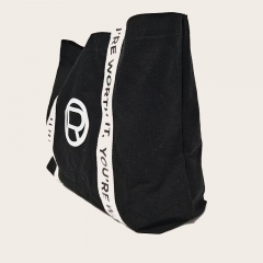 Cotton Canvas Tote Shopping Bag With Custom Printed logo