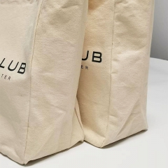 Cotton Canvas Bags Recyclable Shopping Cotton Tote Bags With Custom Logo