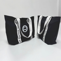 Cotton Canvas Tote Shopping Bag With Custom Printed logo