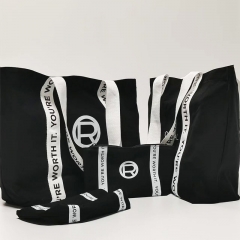 Cotton Canvas Tote Shopping Bag With Custom Printed logo