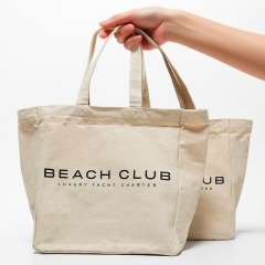 Cotton Canvas Bags Recyclable Shopping Cotton Tote Bags With Custom Logo