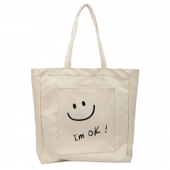 Cotton canvas shopping bag