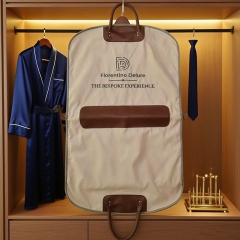 Customized embroidered garment bag for men