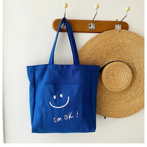 Cotton canvas shopping bag
