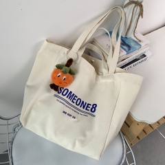 Cotton canvas shopping bag