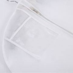 White non-woven dust-proof garment bag