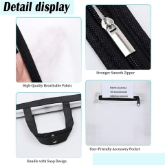 Non-Woven Suit Cover Dust-Proof Hanger with Travel Custom Printed Dress Garment Bags