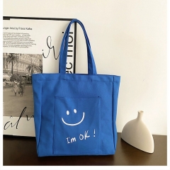 Cotton canvas shopping bag