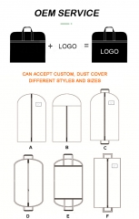 Non-woven dust-proof dress garment bags