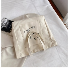 Cotton canvas shopping bag