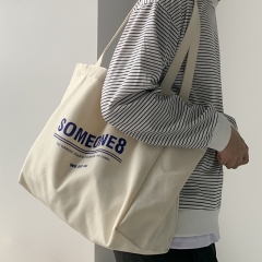 Cotton canvas shopping bag