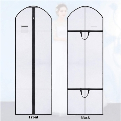 Non-Woven Suit Cover Dust-Proof Hanger with Travel Custom Printed Dress Garment Bags