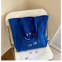 Cotton canvas shopping bag