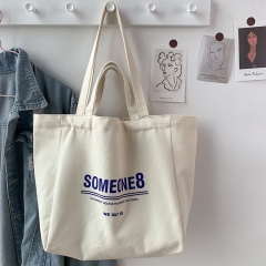 Cotton canvas shopping bag