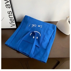 Cotton canvas shopping bag