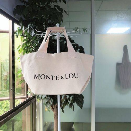 Thick cotton canvas tote bag
