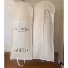 White non-woven fabric dress bag