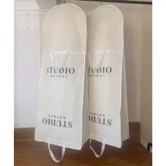 White non-woven fabric dress bag