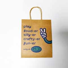 Kraft shopping bags