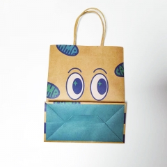 Kraft shopping bags
